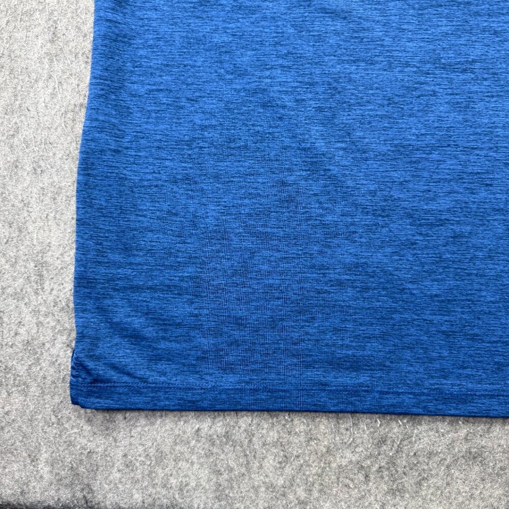 Vineyard Vines Performance Polo Shirt Men L Blue Pocket Stretch Space Dye - Picture 4 of 11